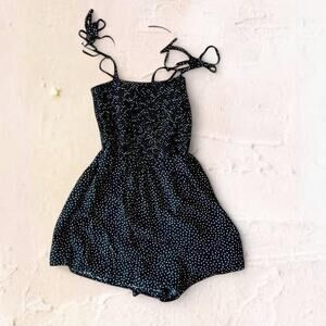 Forever21 black polka dot mini